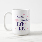 Niedliches Valentinstag-Design. Kaffeetasse (Links)