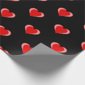 niedliches Valentinstag Geschenkpapier (Ecke)