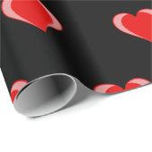 niedliches Valentinstag Geschenkpapier (Rolleneckpunkt)