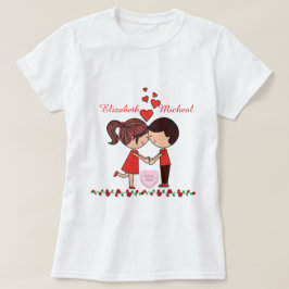 Niedliches Valentinstag-Shirt T-Shirt