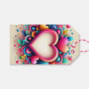 Niedliches Valentintagsherz Geschenkanhänger