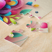 Niedliches Valentintagsherz Puzzle (Seite)