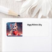 Niedliches Valentintagskätzchen (Insitu)