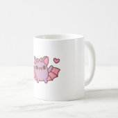 Niedliches Vampirbad mit Bow Kaffeetasse (VorderseiteRechts)