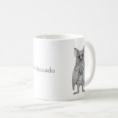 Niedliches Vampirbad mit Kaffee Funny individuelle Kaffeetasse (VorderseiteRechts)