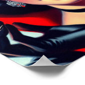 Niedliches Vampire-Button Poster (Ecke)