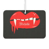 Niedliches Vampire Lip Drilling Halloween Autolufterfrischer (Vorderseite)