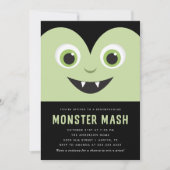 Niedliches Vampire Monster-Mash-Halloween-Party Einladung (Vorderseite)