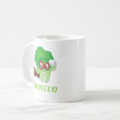 Niedliches Veganes, gesundes Superfood-Zitat Kaffeetasse (Vorderseite Links)