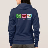 Niedliches Vegetarisch Hoodie (Rückseite)