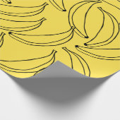 Niedliches Verpackungspapier für Bananen Geschenkpapier (Ecke)