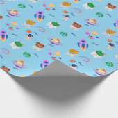 Niedliches Verpackungspapier Geschenkpapier (Ecke)