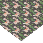 Niedliches verziertes Lama-Muster Tischdecke (Schrägansicht)