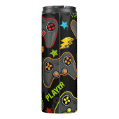 Niedliches Videospiel/Gamer Thermosbecher (Rückseite)