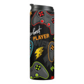 Niedliches Videospiel/Gamer Thermosbecher (Nach rechts gedreht)