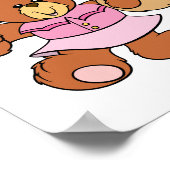 niedliches viereckiges Tanzdesign Poster (Ecke)