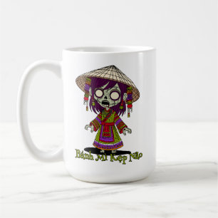 Niedliches vietnamesisches Zombie Kaffeetasse
