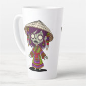 Niedliches vietnamesisches Zombie Milchtasse (Linke Ecke)