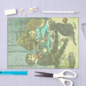 Niedliches viktorianisches Vintages decoupage Seidenpapier (Handwerk)