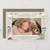 Niedliches Vintages Abenteuer Einladung (Vorne/Hinten)