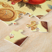 Niedliches Vintages Bärenwasser Puzzle (Seite)
