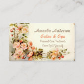 Niedliches Vintages Bündel Rosen Visitenkarte (Vorderseite)