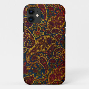 Niedliches Vintages dunkelbraunes Paisley-Design Case-Mate iPhone Hülle
