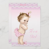 Niedliches Vintages Einladung (Vorne/Hinten)