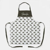 Niedliches Vintages Elefantenmuster Schürze (Vorderseite)