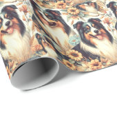 Niedliches Vintages Gemälde aus Australischer Schä Geschenkpapier (Rolleneckpunkt)