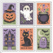 Niedliches Vintages Halloween-Sticker-Set - Adorta Aufkleber (Vorderseite)