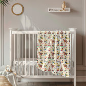 Niedliches Vintages Humpty Dumpty Kinderzimmer Rhy Fleecedecke