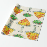 Niedliches Vintages Jello Mold-Muster