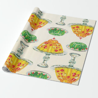 Niedliches Vintages Jello Mold-Muster Geschenkpapier