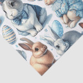 Niedliches Vintages Kaninchen Nahtlos Seidenpapier (Ausschnitt)