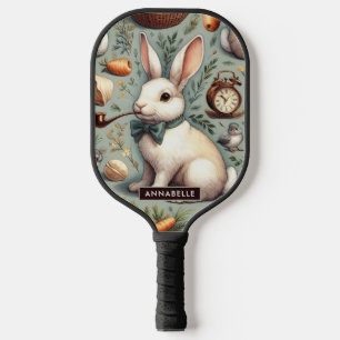 Niedliches Vintages Kaninchen Pickleball Schläger