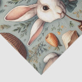 Niedliches Vintages Kaninchen Seidenpapier (Ausschnitt)