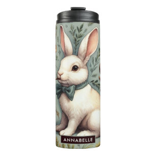 Niedliches Vintages Kaninchen Thermosbecher