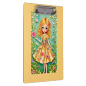 ~ Niedliches Vintages Mädchen ~ Klemmbrett (Rechts)