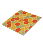 Niedliches Vintages orange Limones Fliese (Seite)