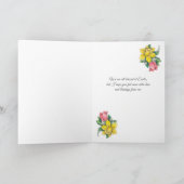 Niedliches Vintages Osterlammchen je Feiertagskarte (Innenseite)