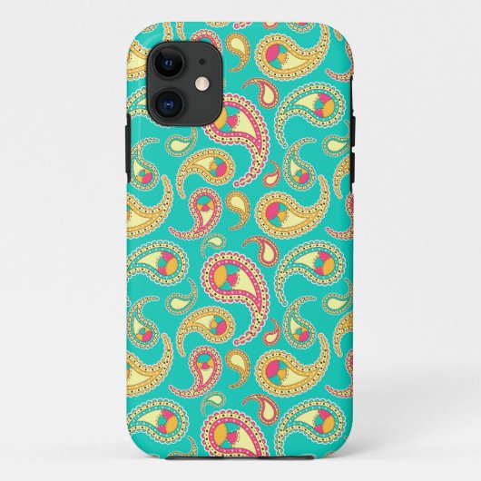 Niedliches Vintages Paisley-Muster Case-Mate iPhone Hülle (Rückseite)