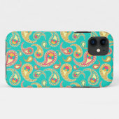 Niedliches Vintages Paisley-Muster Case-Mate iPhone Hülle (Rückseite (Horizontal))
