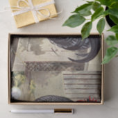 Niedliches Vintages Party Seidenpapier (Geschenk)