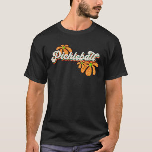 Niedliches Vintages Pickleball Störende Retro-Blum T-Shirt