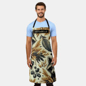 Niedliches Vintages Racoon Muster Schürze (Getragen)