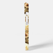 Niedliches Vintages Sonnenblumenmuster Case-Mate iPhone Hülle (Rückseite / Links)