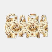 Niedliches Vintages Sonnenblumenmuster Geschenkschachtel (Ungefaltet)