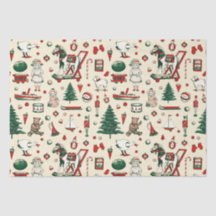 Niedliches Vintages Spielzeug Weihnachtsbaum