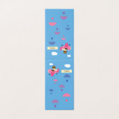 Niedliches Vintages Teddybären-Pilot Rosa Geschenk (Außenseite Aufgefaltet)